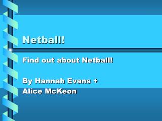 Netball!