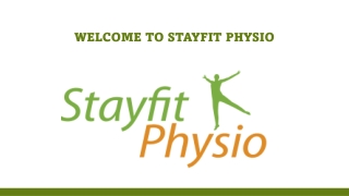 Physiotherapy Ottawa