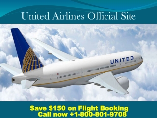 Book United Airlines Tickets, Save Flat $150 on Calls
