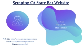 Scraping CA State Bar Website