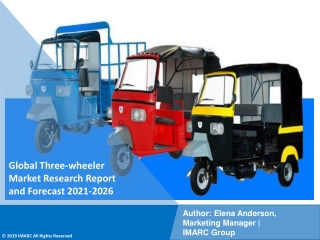 Three-Wheeler Market  Ppt: Upcoming Trends, Demand, Regional