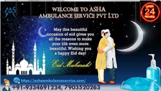 Get the best ICU Medical Air Ambulance Service |ASHA