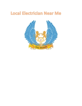 Local Electrician Near Me