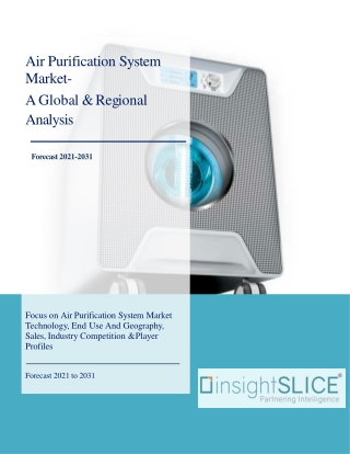 Air Purification System Market Size, Share, Sales, Analysis, Forecast  To 2031