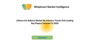 Lithium-ion battery market