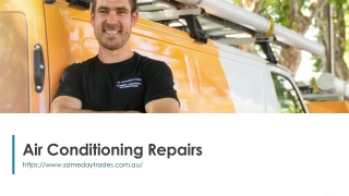 Air Conditioning Repairs