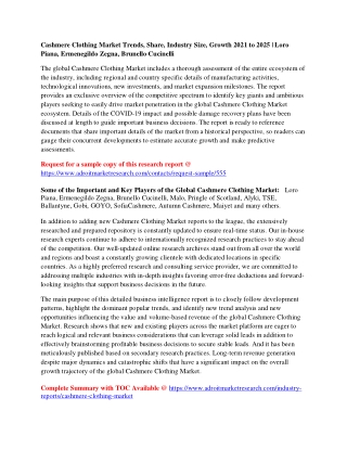 Cashmere Clothing Market (1)