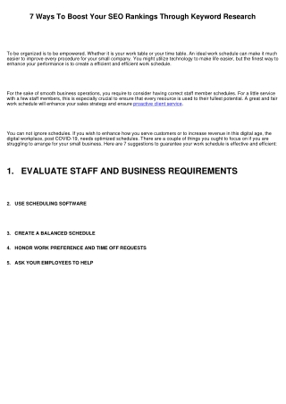 7 Ways To Boost Your SEO Rankings Through Keyword Research