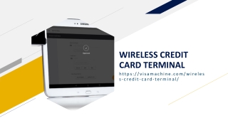 WIRELESS CREDIT CARD TERMINAL