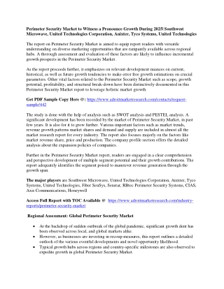 Perimeter Security Market