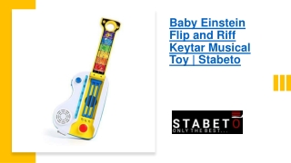 Baby Einstein Flip and Riff Keytar Musical Toy