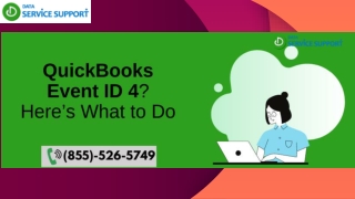 Methods to resolve QuickBooks event id 4 error