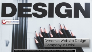 Dynamic Website Design Company in Delhi