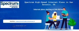 Spectrum High-Speed Internet Plans in San Antonio, TX