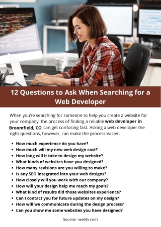 12 Questions to Ask When Searching for a Web Developer