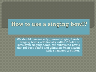 Singing bowls amazon
