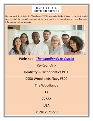The woodlands tx dentist abhi