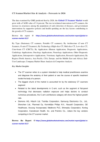COVID-19 Impact on Global CT Scanner Market