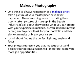 VLCC Institute Makeup Photography Course