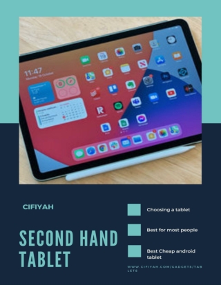 Second hand tablets make a choice
