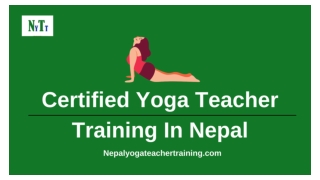 Certified Yoga Teacher Training in Nepal