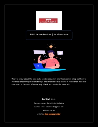 SMM Service Provider | Smmheart.com