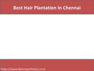 Best Hair Plantation In Chennai