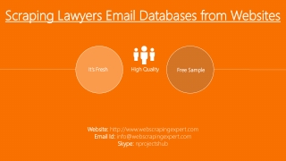 Scraping Lawyers Email Databases from Websites