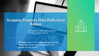 Scraping Property Data Daily from Remax