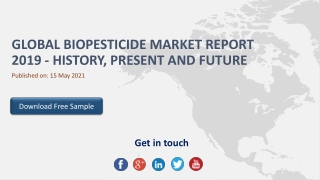 Global Biopesticide Market Report 2019 - History, Present and Future