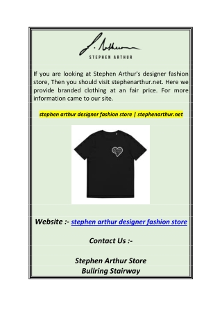 stephen arthur designer fashion store  stephenarthur.net