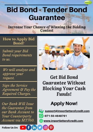 Infographics - Bid Bond Guarantee – Bank Guarantee Providers