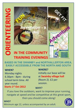 IN THE COMMUNITY TRAINING EVENINGS