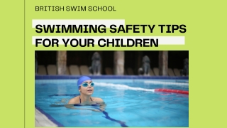 Swimming Safety Tips for Your Children