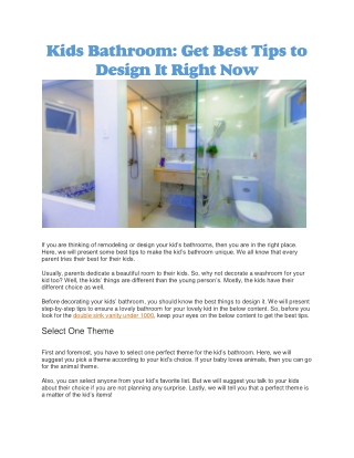 Double sink vanity under 1000