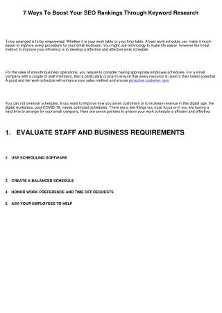 7 Ways To Boost Your SEO Rankings Through Keyword Research