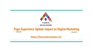 Page Experience Update Impact on Digital Marketing