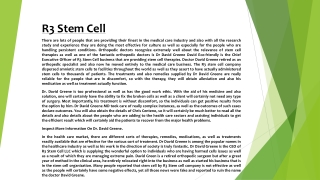 R3 Stem Cell
