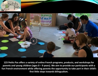 Online Baby French Classes Canada - Weekly French Classes - Join No