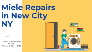 Miele Repairs in New City NY