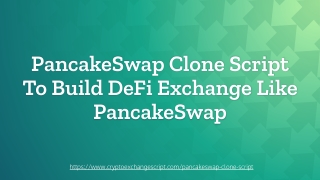 Build DeFi Exchange Like PancakeSwap _ Coinjoker