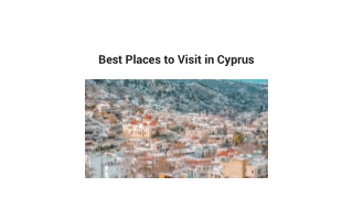 Best Places to Visit in Cyprus