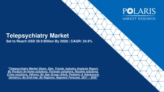 Telepsychiatry Market