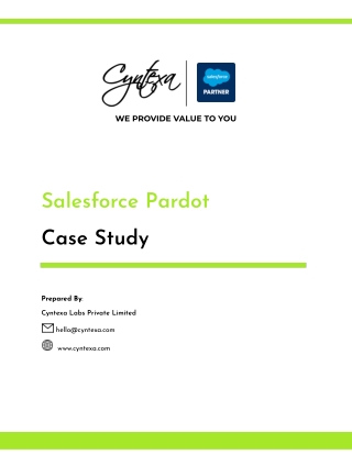 Salesforce Pardot Implementation