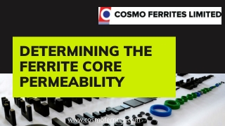 Determining the Ferrite Core Permeability