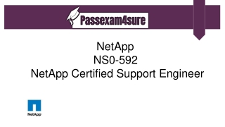 PassExam4Sure |Latest NS0-592  Dumps with PDF and NS0-592 Questions