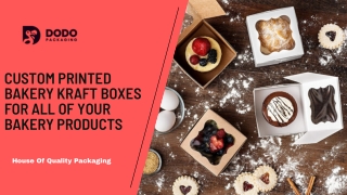 Custom Printed Bakery Kraft Boxes | Custom Food Boxes!