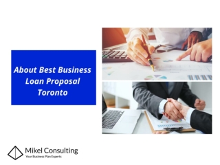 About Best Business Loan Proposal Toronto