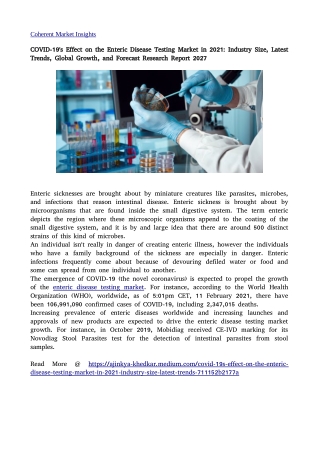 Enteric Disease Testing Market17