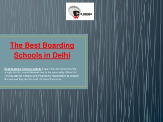 The Best Boarding Schools in Delhi